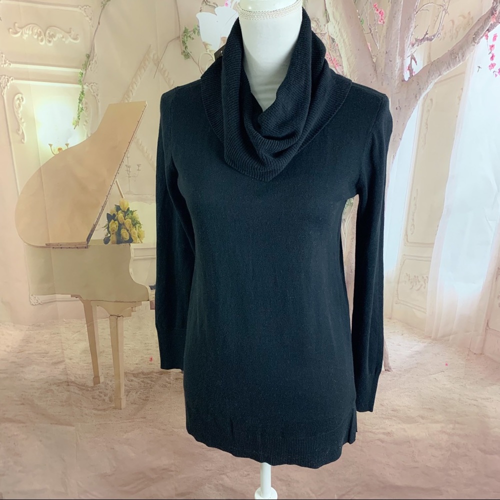 NEW LOFT High Neck Turtleneck in Black